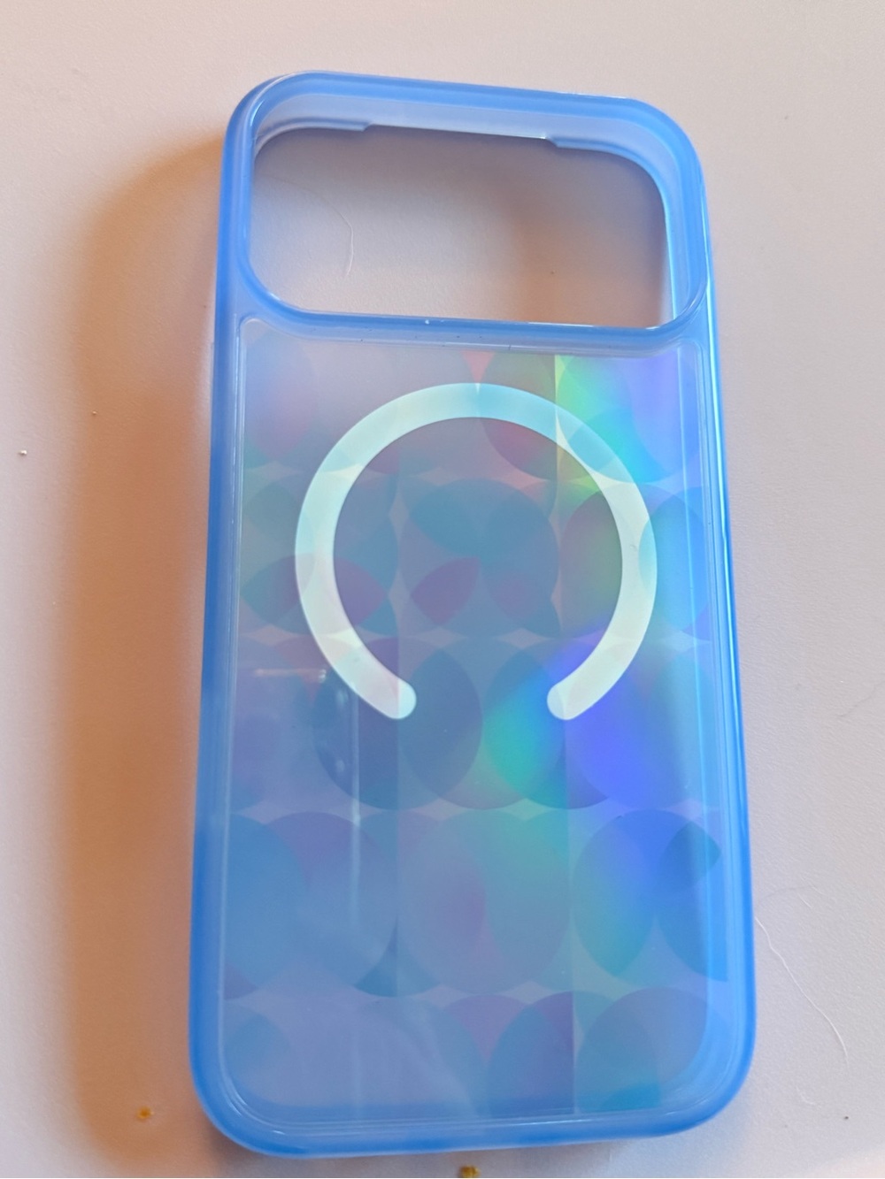 Blue Iridescent MagSafe-Compatible iPhone 17 Pro Max Case